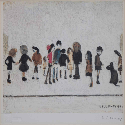 L S Lowry Group of Children