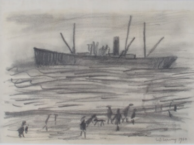 Original LS Lowry Drawing